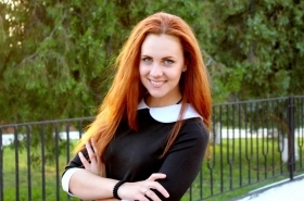 Yuliya from Alexandria, 29 years, with blue eyes, red hair, Christian, tour guide. #5