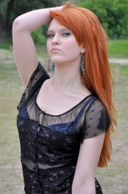 Anna from Sumy, 25 years, with blue eyes, red hair, Christian, bartender. #17