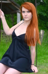 Anna from Sumy, 25 years, with blue eyes, red hair, Christian, bartender. #20