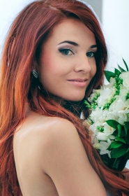 Alla from Odessa, 38 years, with green eyes, red hair, Christian, teacher. #4