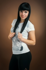 Alesya from slavyansk, 31 years, with blue eyes, black hair, Christian, beautician. #5