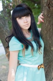 Viktoria from Melitopol, 27 years, with hazel eyes, black hair, Christian. #1