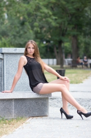 Alena from Nikolaev, 28 years, with blue eyes, blonde hair, Christian, Model. #1