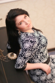 Ulyana from Uman, 36 years, with brown eyes, black hair, Christian, social worker. #1