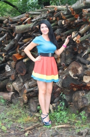 Ulyana from Uman, 36 years, with brown eyes, black hair, Christian, social worker. #7