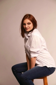 Ekaterina from Nikolaev, 27 years, with green eyes, dark brown hair, Catholic, student. #11