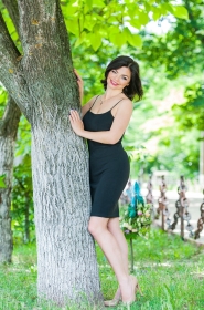 Alla from Kherson, 42 years, with blue eyes, dark brown hair, Christian, librarian. #7