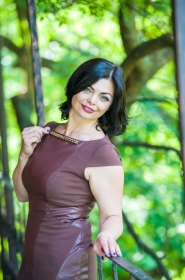 Alla from Kherson, 42 years, with blue eyes, dark brown hair, Christian, librarian. #10