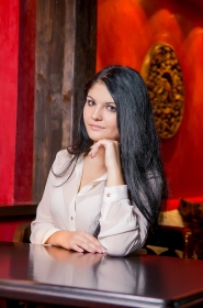 Anna from Nikolaev, 30 years, with brown eyes, black hair, Christian, manager. #9