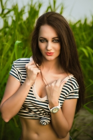 Aleksandra from Zaporozhie, 33 years, with green eyes, dark brown hair, Christian, secretary. #4