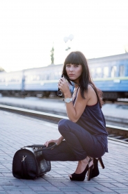 Aleksandra from Kherson, 30 years, with grey eyes, black hair, Christian. #3