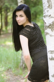Maria from Kharkov, 32 years, with brown eyes, black hair, Christian, hostess. #2
