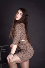 Oksana from Lutsk, 29 years, with brown eyes, dark brown hair, Christian, student. #10