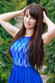 Maria from Kiev, 31 years, with green eyes, dark brown hair, Christian. #1