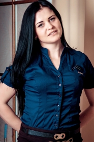 Olga from Nikolaev, 32 years, with green eyes, black hair, Catholic, temporary unemployed. #4