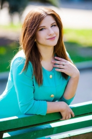 Ruslana from Cherkasy, 27 years, with blue eyes, dark brown hair, Christian, Medical sister. #1