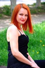 Marina from Mariupol, 36 years, with green eyes, red hair, Christian, teacher. #3