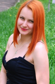 Marina from Mariupol, 36 years, with green eyes, red hair, Christian, teacher. #9