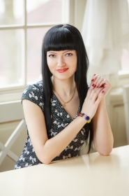 Ludmila from Nikolaev, 36 years, with brown eyes, black hair, Christian, educator. #4