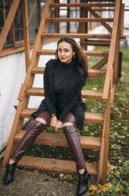 Anna from Sumy, 32 years, with hazel eyes, dark brown hair, Christian. #14