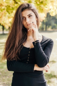 Marina from Kremenchuk, 25 years, with brown eyes, dark brown hair, Christian, designer. #2