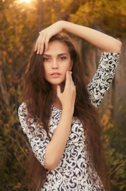Inna from Nikolaev, 27 years, with hazel eyes, light brown hair, Christian, modeling. #1