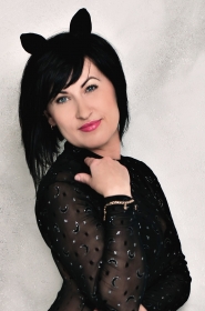 Olga from Poltava, 42 years, with blue eyes, black hair, Christian, Technologist-hairdresser. #10
