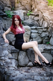 Iva from Dnepropetrovsk, 36 years, with brown eyes, red hair, administrator. #9