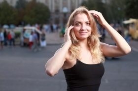Anastasia from Brovary, 26 years, with green eyes, blonde hair, Christian, Doctor. #13