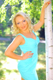 Oksana from Odessa, 45 years, with green eyes, blonde hair, Christian, manager. #1