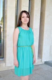 Irina from Cherkassy, 27 years, with brown eyes, dark brown hair, Christian, floristry. #10