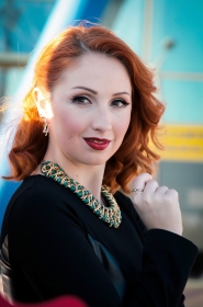 Kristina from Kharkov, 30 years, with brown eyes, red hair, Christian, singer. #6