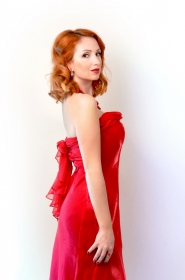 Kristina from Kharkov, 30 years, with brown eyes, red hair, Christian, singer. #12