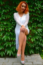 Kristina from Kharkov, 30 years, with brown eyes, red hair, Christian, singer. #30