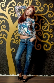 Alexandra from Melitopol, 28 years, with green eyes, light brown hair, Christian, dancer, model. #1