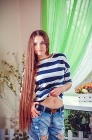 Yana from Odessa, 27 years, with blue eyes, dark brown hair, Christian, hairdresser. #16