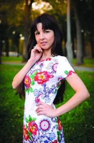 Kristina from Kharkov, 35 years, with hazel eyes, dark brown hair, Christian, seamstress. #2