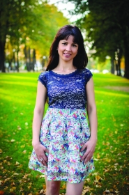 Kristina from Kharkov, 35 years, with hazel eyes, dark brown hair, Christian, seamstress. #3