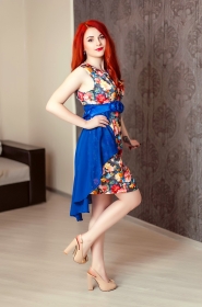 Liliya from Kharkov, 26 years, with brown eyes, red hair, Christian, Manager. #1