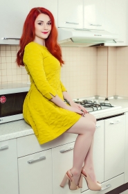 Liliya from Kharkov, 26 years, with brown eyes, red hair, Christian, Manager. #5