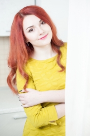 Liliya from Kharkov, 26 years, with brown eyes, red hair, Christian, Manager. #11