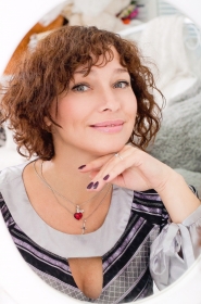 Larisa from Kherson, 52 years, with green eyes, dark brown hair, Christian, Doctor. #10