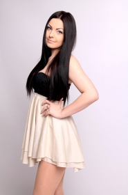 Alina from Lugansk, 30 years, with grey eyes, black hair, Christian, Hairdresser. #27