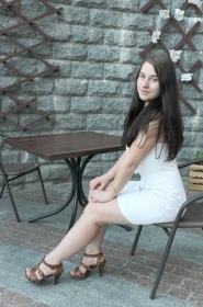 Anna from Kiev, 27 years, with blue eyes, black hair, Christian, hotel administrator. #10