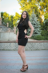 Anna from Kiev, 27 years, with blue eyes, black hair, Christian, hotel administrator. #11