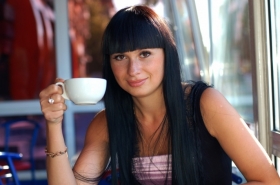 Irina from Nikolaev, 37 years, with brown eyes, dark brown hair, Christian, seller. #1