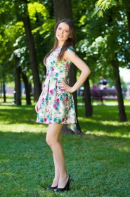 Anastasia from Kharkov, 27 years, with brown eyes, light brown hair, Christian, no work. #4