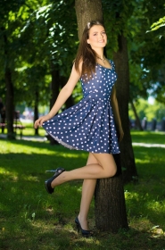 Anastasia from Kharkov, 27 years, with brown eyes, light brown hair, Christian, no work. #5