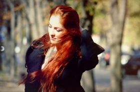 Viktoria from Cherkassy, 36 years, with grey eyes, red hair, Christian, designer. #5