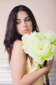 Lina from Dnepropetrovsk, 30 years, with hazel eyes, black hair, Model. #7